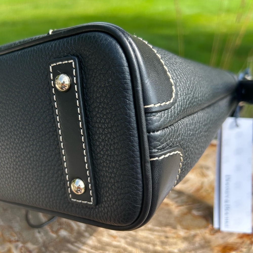 Dooney & Bourke Black Pebble Grain Hobo NWT - Picture 13 of 16